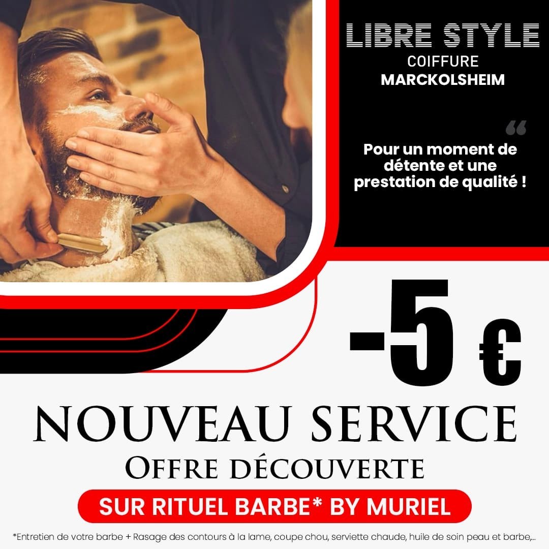 LIBRE STYLE COIFFURE - Offre Découverte Rituel Barbe 