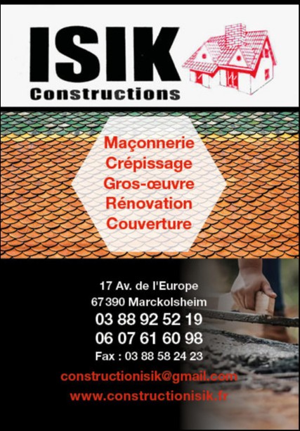 ISIK CONSTRUCTION - MACONNERIE ET CREPISSAGE