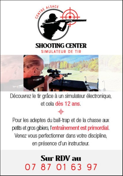 CENTRE ALSACE SHOOTING CENTER - SIMULATEUR DE TIR !